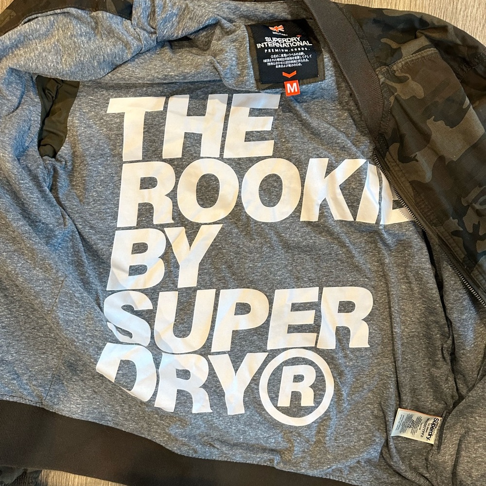 Superdry The Rookie Camouflage Military International Bomber Jacket - Picture 5 of 5